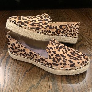Dr. Scholl Leopard Espadrille Slip On